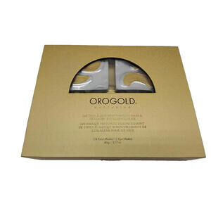 OROGOLD 24K Deep Tissue Rejuvenation & Collagen Eye Mask Set — Open Box, Sealed